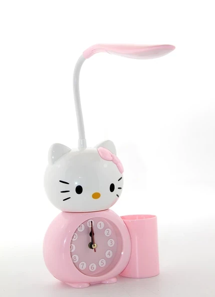Lámpara Hello Kitty con reloj despertador - Imagen 2