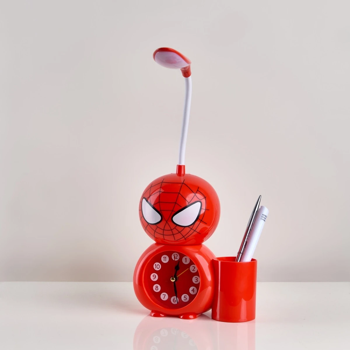 Lámpara Spiderman con reloj despertador - Imagen 2