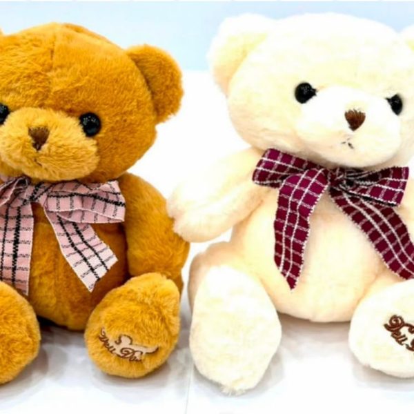 Peluche Oso con Moño 25 cm
